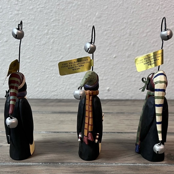 Williraye Studios *NWT* 2006 Christmas Ornaments Marching Penguins set of 3 - Picture 5 of 8